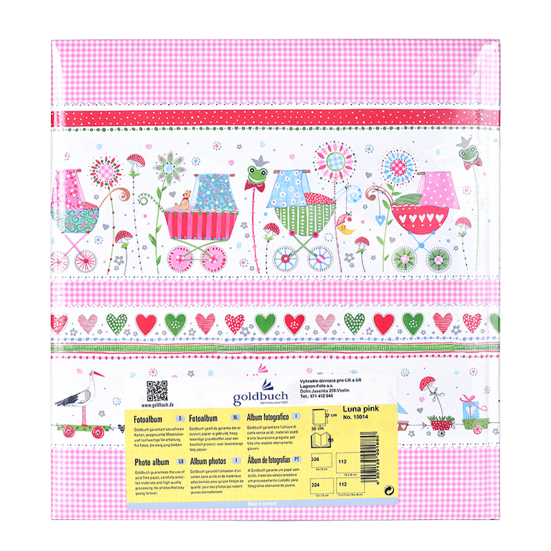 Goldbuch luna pink zadna strana
