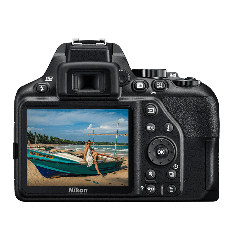 Nikon D3500 zadna strana