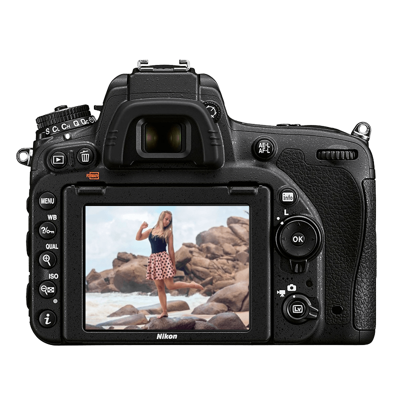 Nikon D750 zozadu