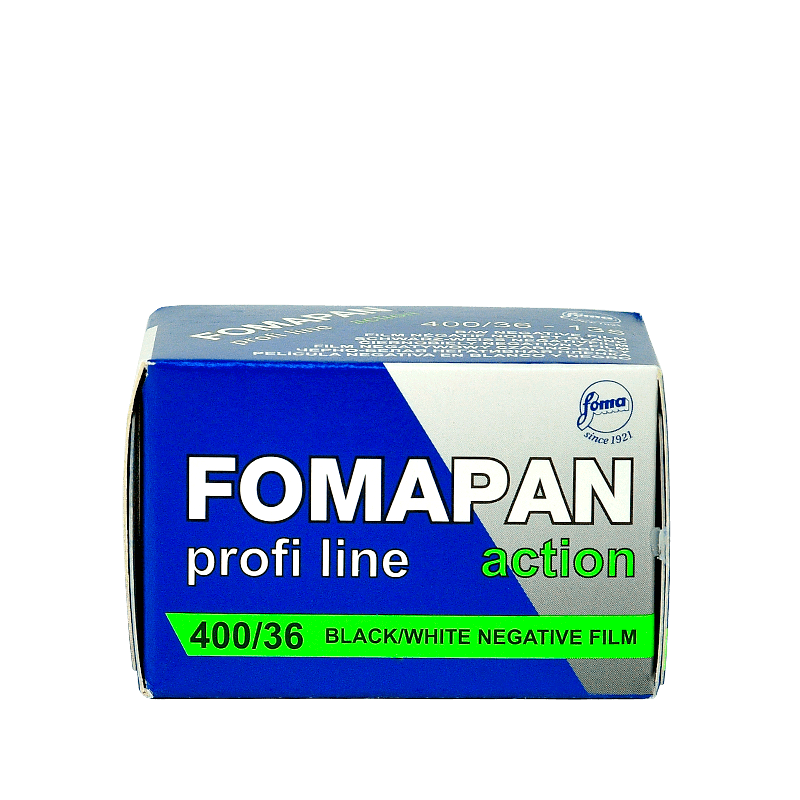 Ciernobiely film fomapan profiline action 400 36