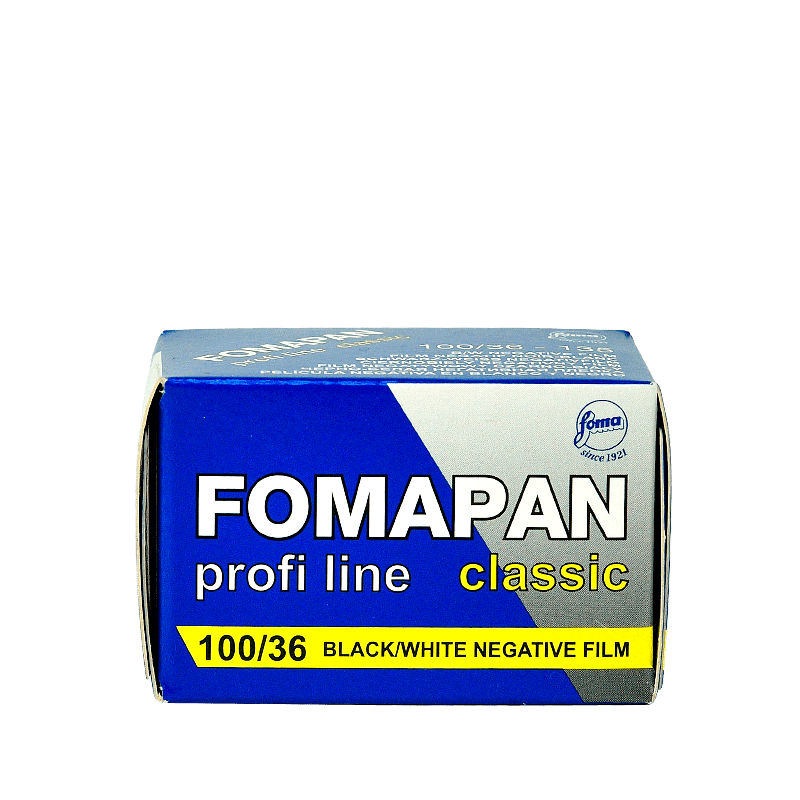 Ciernobiely film fomapan profiline classic 100 36 krabicka