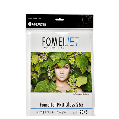 FomeiJet Pro gloss 265g A4/25 uds