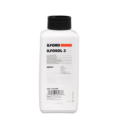 Ilford ilfosol 3 500 ml, revelador de negativos