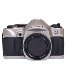 Cosina C3 (cuerpo) + objetivo 50 f/1.7 y 100-300 f/5.6-6.7