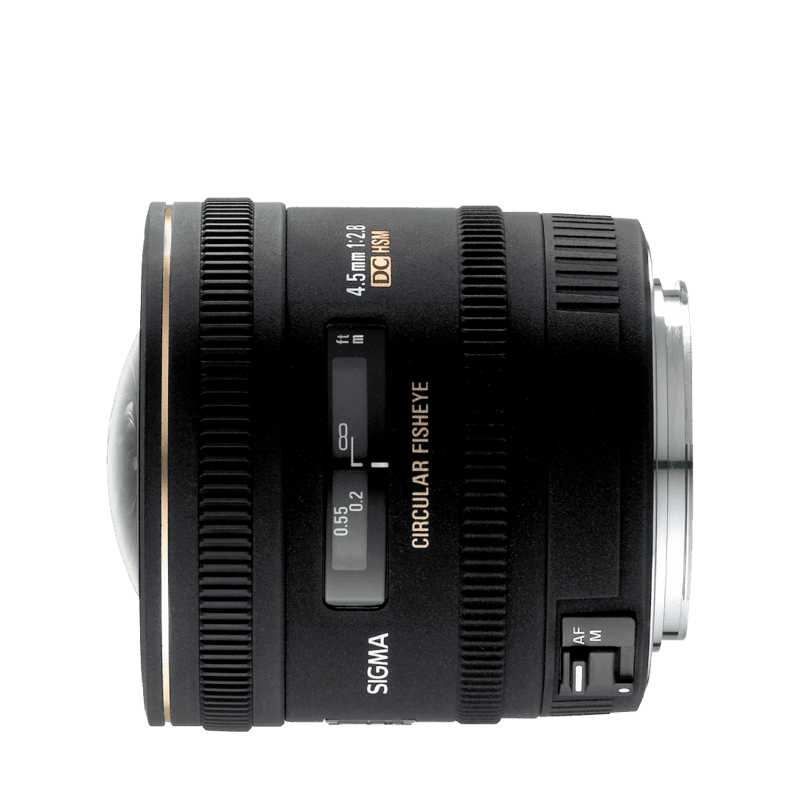Sigma 4.5mm f2.8 ex dc circular fisheye pre Nikon