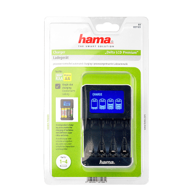 Cargador 4×AA Hama