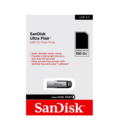 Unidad flash USB 3.0 SanDisk ultra flair (varios tamaños)