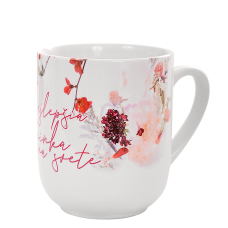Taza blanca con foto y fondo redondeado 300 ml