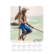 Calendario de una cara 2026 A3