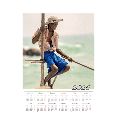 Calendario de una cara 2026 A3