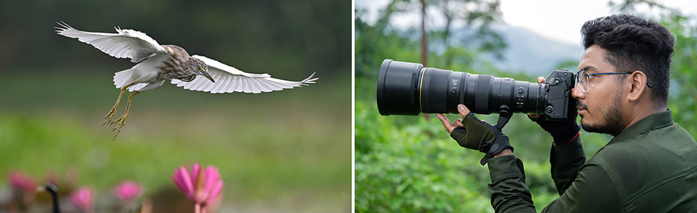 Nikkor Z 600mm y fotógrafo